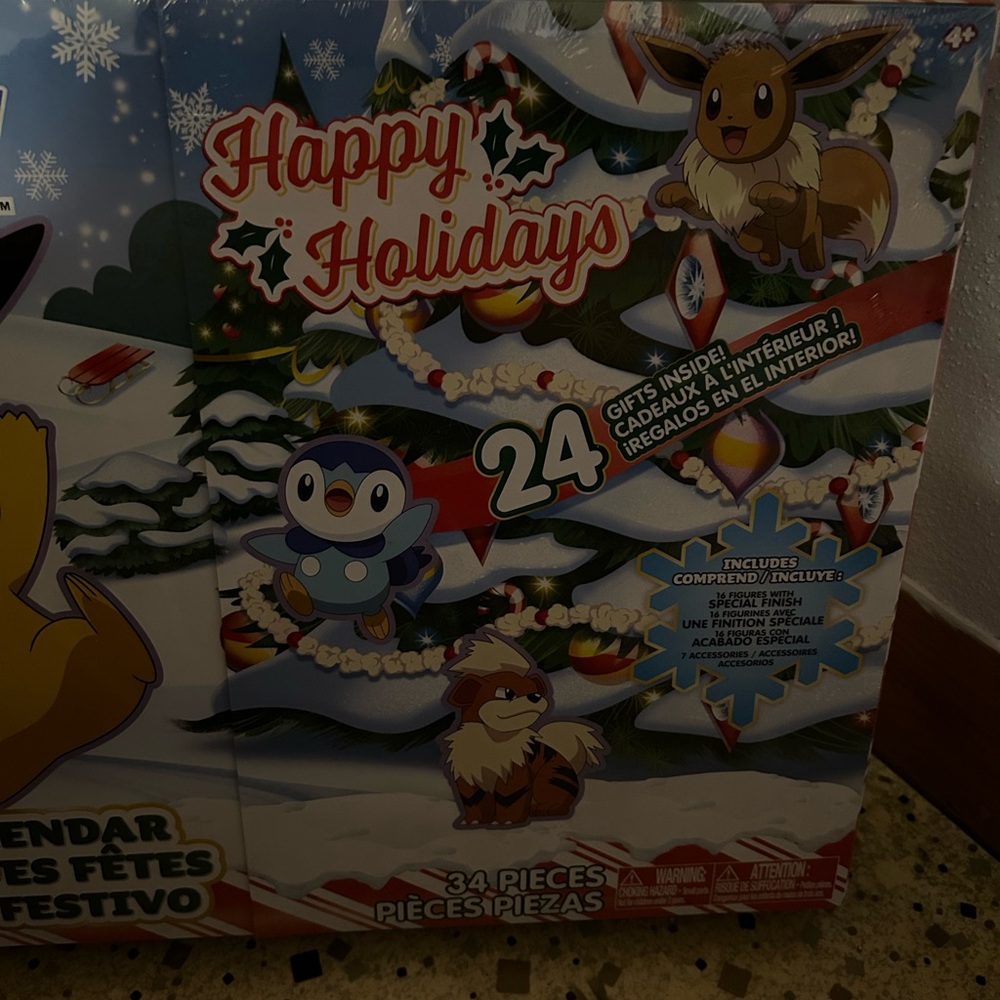 Pokemon advent calendar 34 pieces - Picture 2 of 4